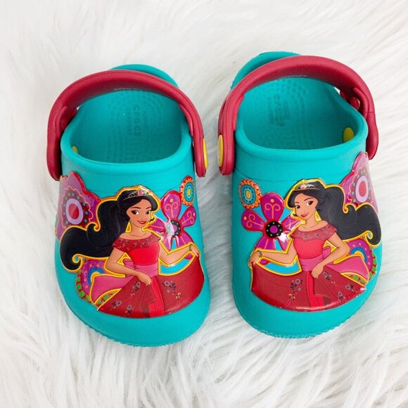 Crocs Disney Baby Toddler 4C Elena of Avalor Clogs Slip On Water Shoes - Picture 1 of 7